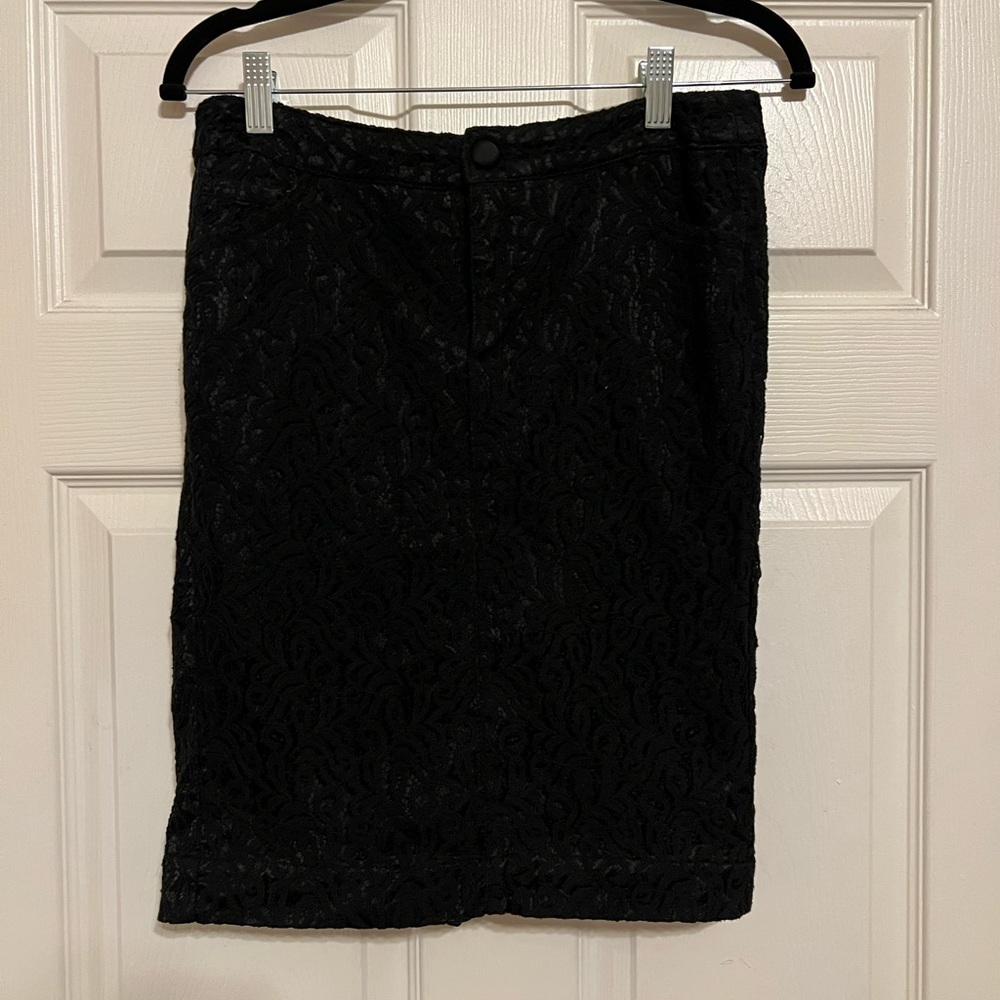 Black Lace Skirt